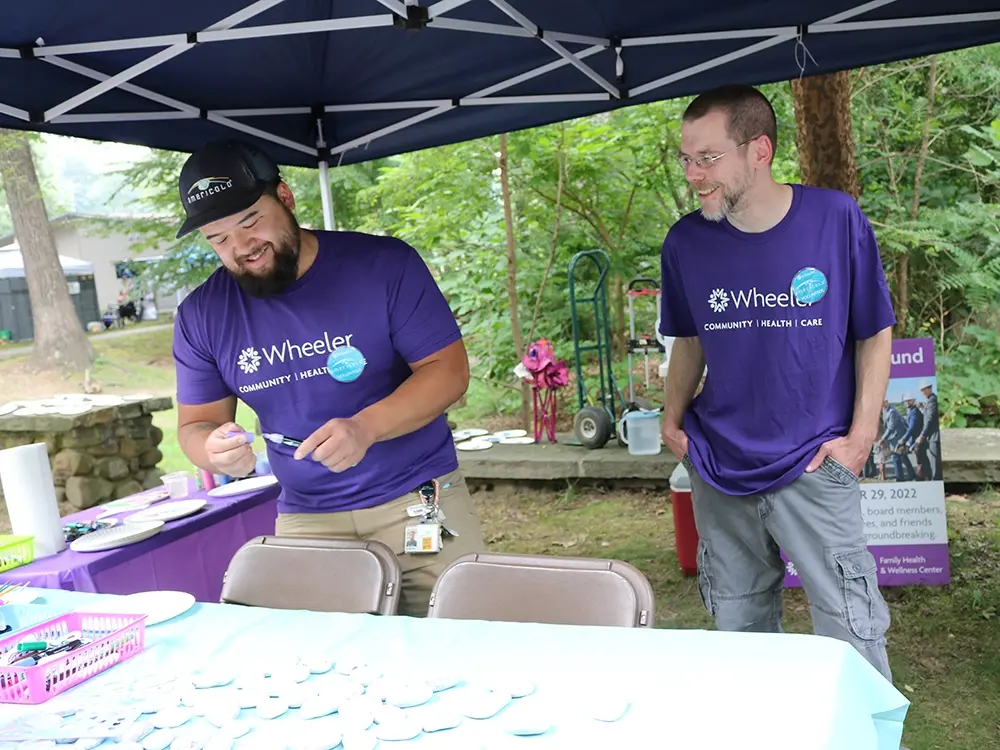 Americold volunteers at Rockwell Park Festival