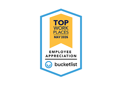 Award - Top Workplaces Employee Appreciation (400x280 award image)