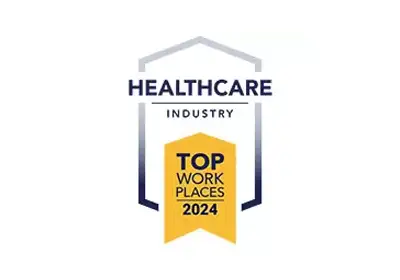 Top Workplace in the Healthcare Industry Awards Logo 2024