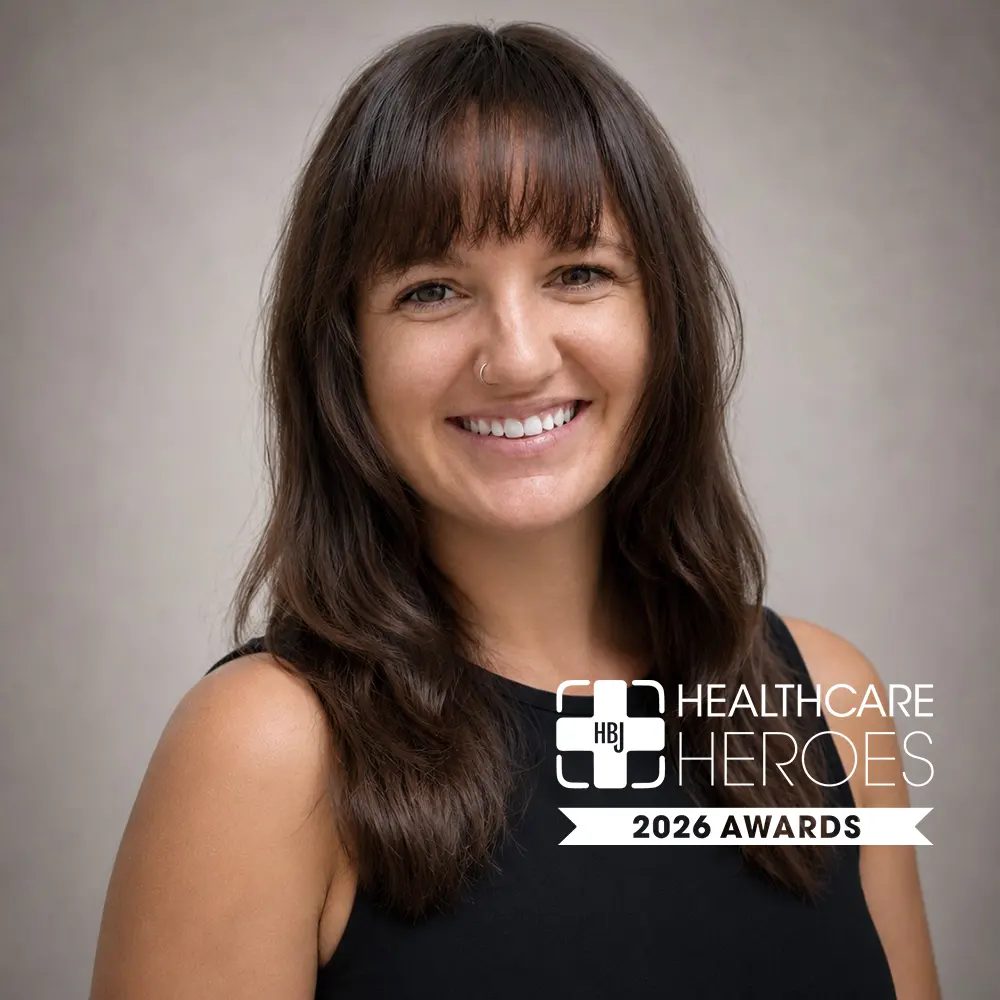 Ally Scaramozza, LCSW named Healthcare Hero by Hartford Business Journal (1000x1000px Hero image)
